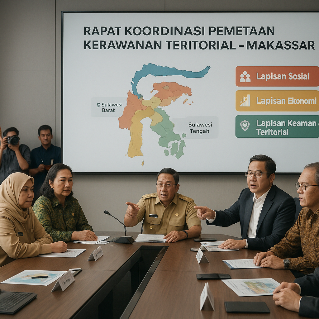 Kemenkopolhukam Gelar Rapat Koordinasi Pemetaan Kerawanan Teritorial di 3 Provinsi Pulau Sulawesi