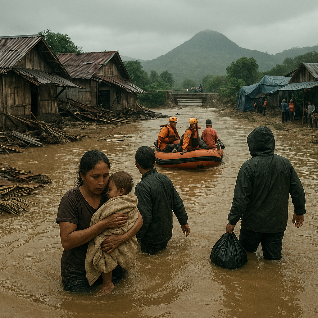 Banjir Bandang di Kabupaten Manggarai Timur Rusak Ratusan Rumah, Ribuan Warga Mengungsi