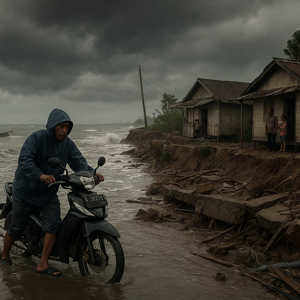 Analisis: Kerentanan Pesisir Pantura Jawa terhadap Rob dan Abrasi di Musim Pancaroba