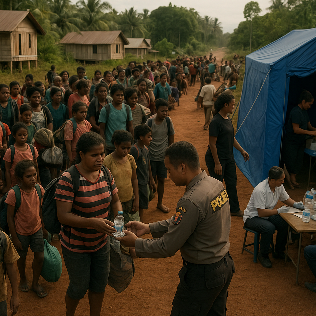 Ada Kabar KKB Masuk Kampung, Ratusan Warga di Boven Digoel Mengungsi
