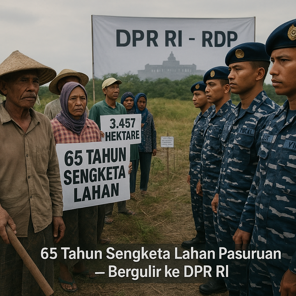 65 Tahun Sengketa Lahan di Pasuruan Bergulir ke DPR RI, DPRD Jatim Desak Keberpihakan pada Rakyat