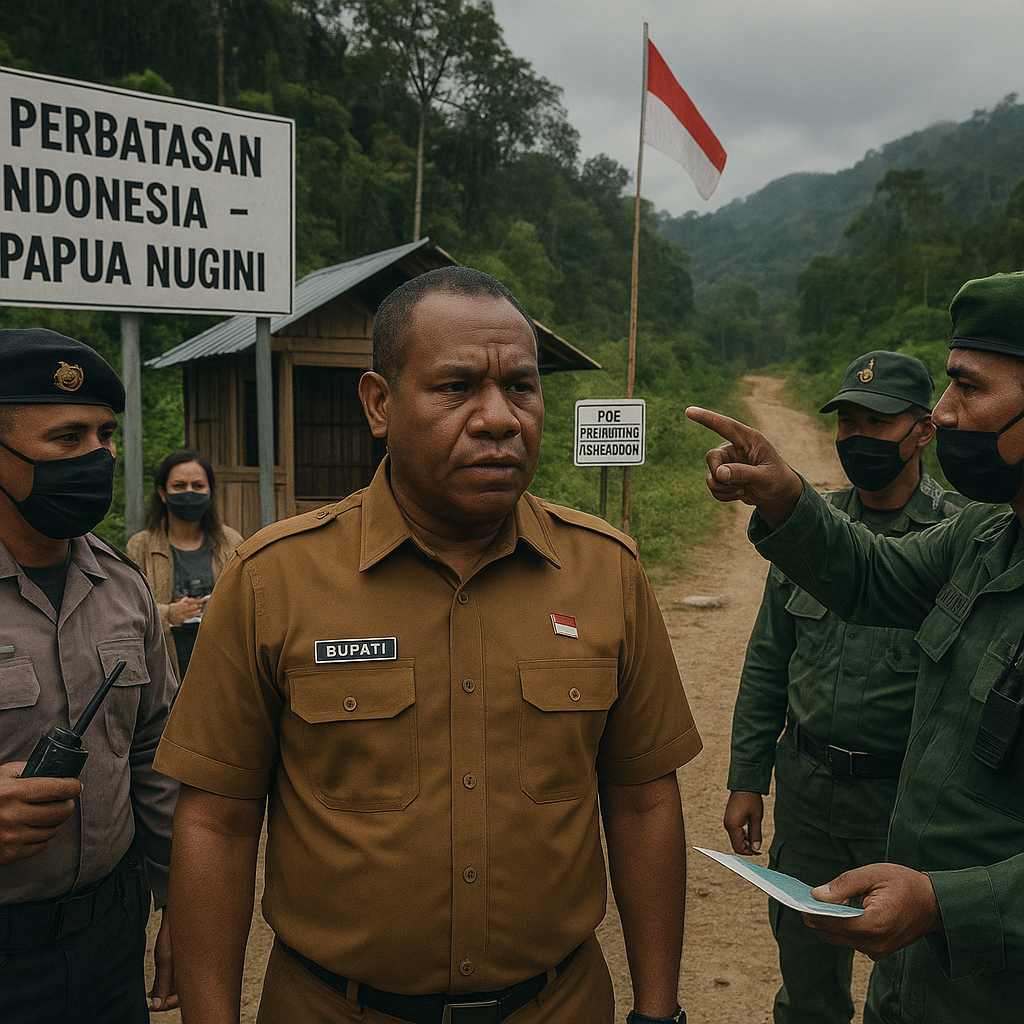 Bupati Tolikara Minta Penguatan Posko di Perbatasan Papua-PNG