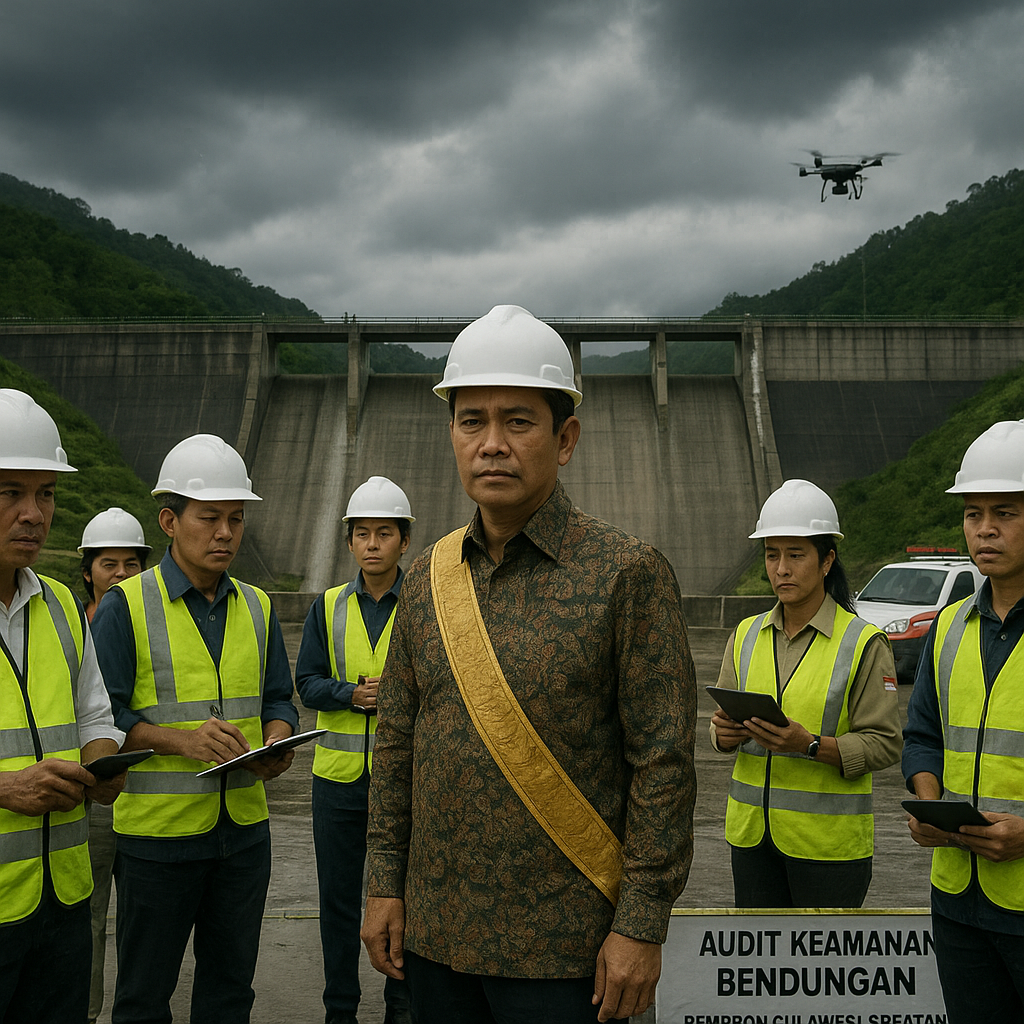 Gubernur Sulawesi Selatan Instruksikan Audit Keamanan Semua Bendungan Besar di Tengah Ancaman Bencana Hidrometeorologi