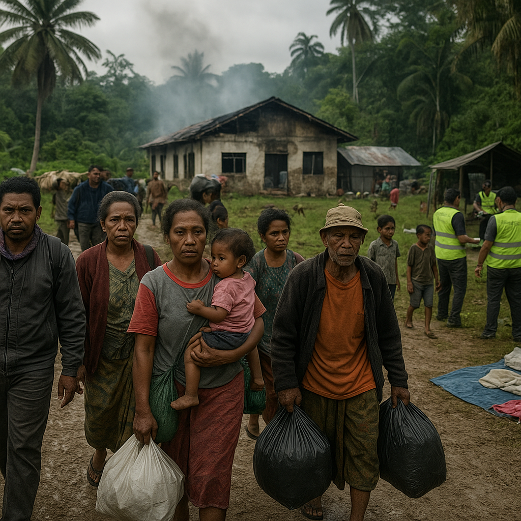 104 Warga Distrik Manggelum Papua Mengungsi Buntut Gangguan KKB