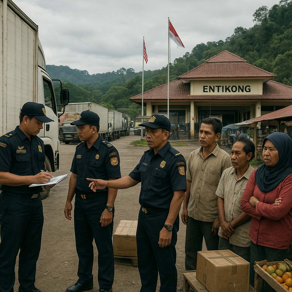 Kajian Lembaga Riset: Potensi Ancaman Ekonomi di Kawasan Perbatasan Entikong, Kalimantan Barat