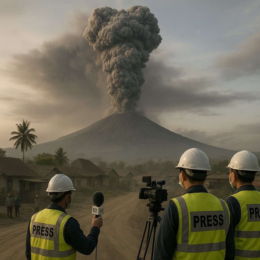 Gunung Semeru Erupsi, Tinggi Kolom Abu Capai 1.200 Meter di Atas Puncak