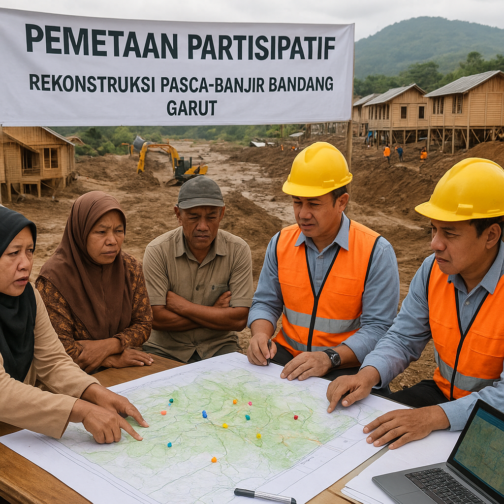 Rekonstruksi Pasca-Banjir Bandang Garut: Pembangunan Hunian dan Pemetaan Daerah Rawan Baru