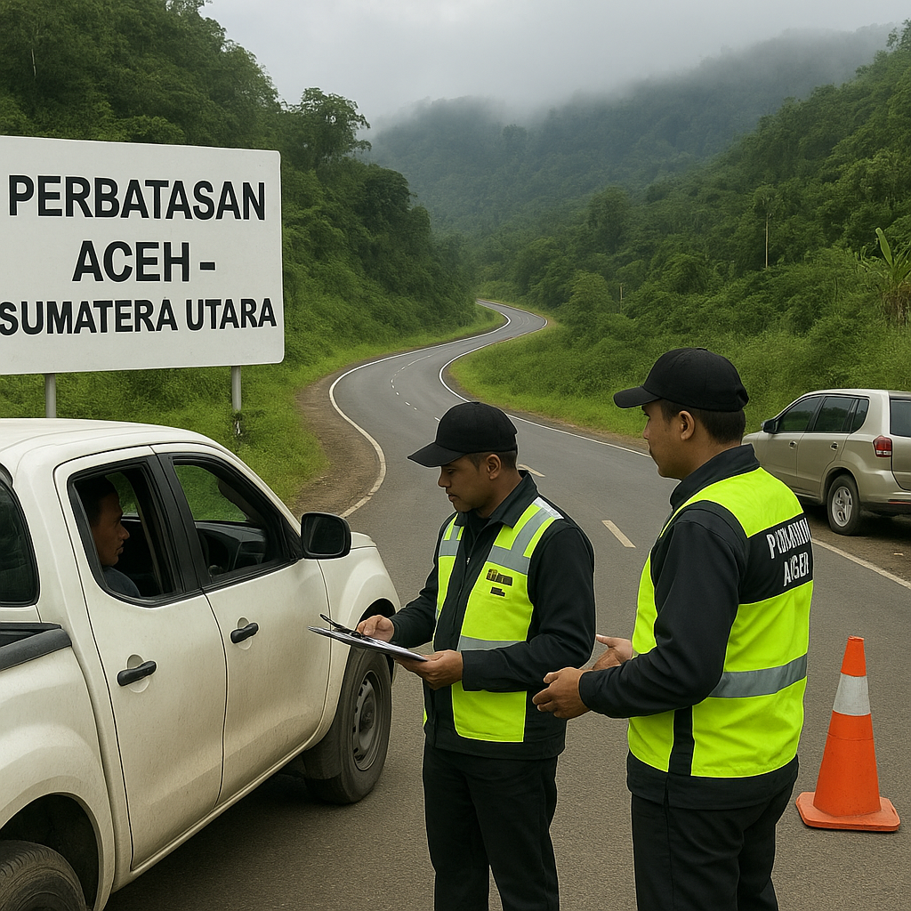 Pemprov Aceh Perketat Pengawasan Jalur Perbatasan Darat dengan Sumatera Utara