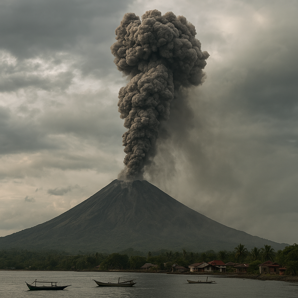 Gunung Dukono di Maluku Utara Erupsi, Muntahkan Abu Vulkanik 1.200 Meter