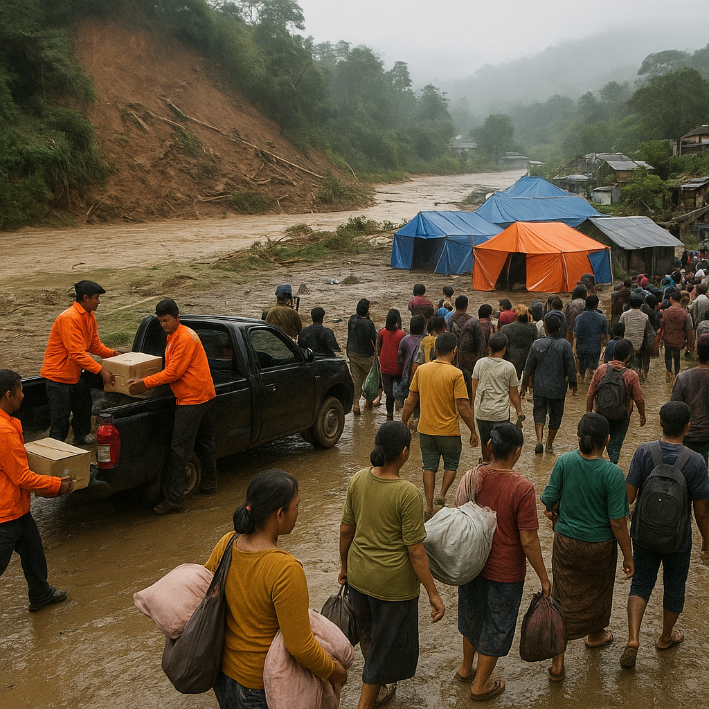 Ratusan Warga NTT Mengungsi Akibat Banjir Bandang dan Longsor di Flores Timur