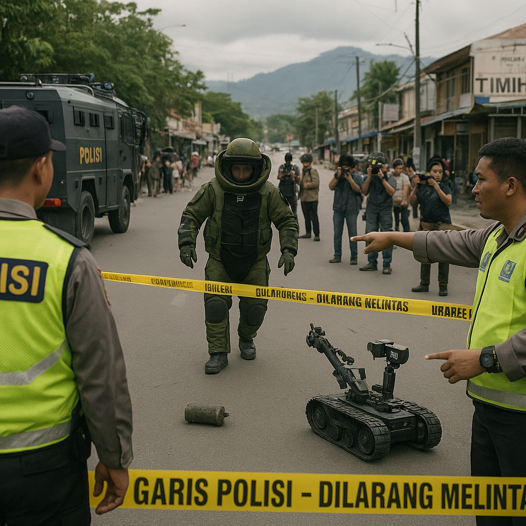 Polda Papua Perketat Pengamanan di Timika Usai Penemuan Benda Diduga Bom