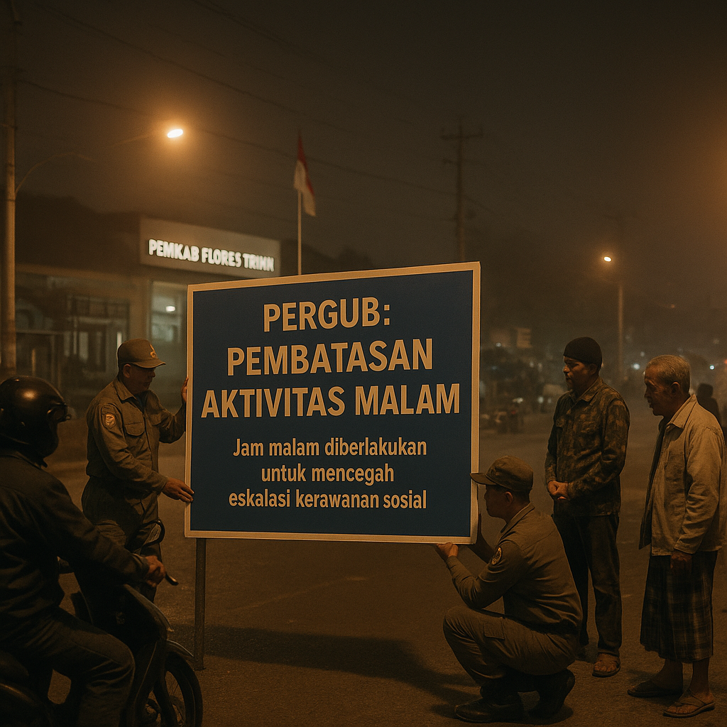 Pemkab Flores Timur Terbitkan Pergub Pembatasan Aktivitas Malam di Larantuka