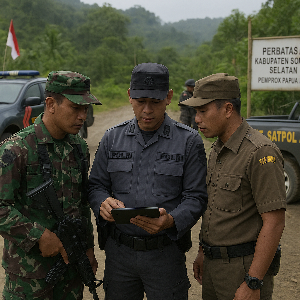 Pemprov Papua Barat Tingkatkan Patroli Terintegrasi di Perbatasan Kabupaten Sorong Selatan