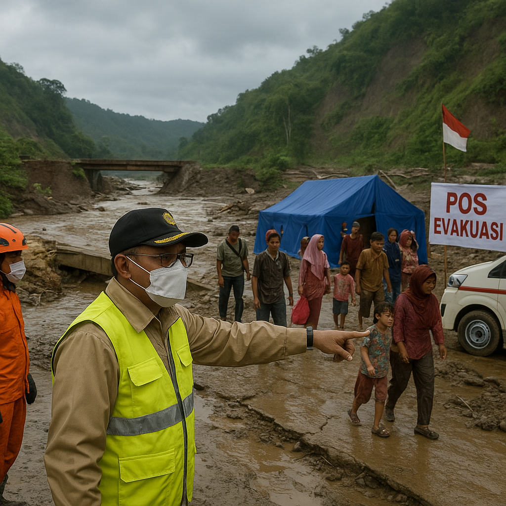 Gubernur Jatim Tinjau Langsung Banjir Bandang di Pacitan, 2.000 Warga Mengungsi