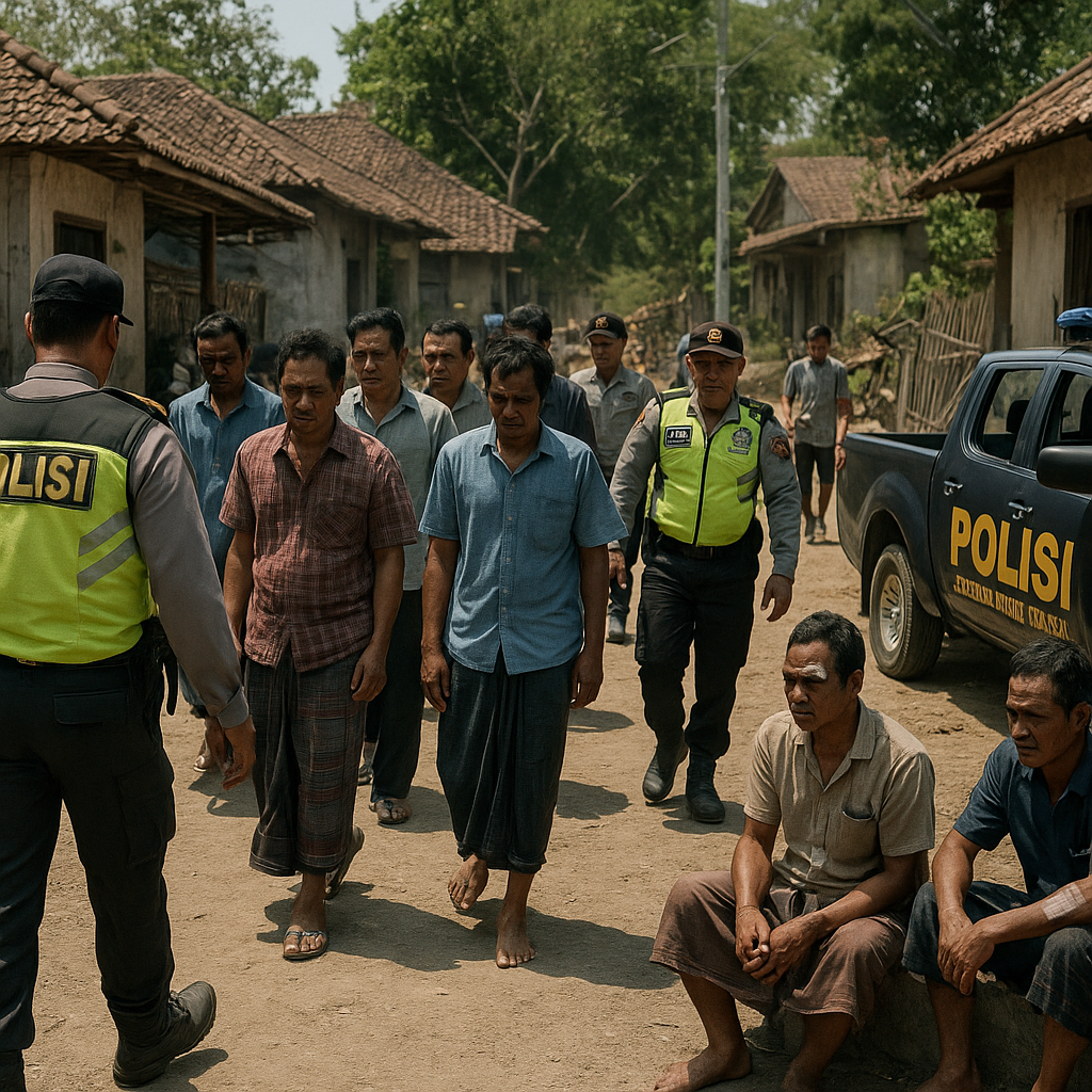 Polisi Amankan 25 Orang dalam Kerusuhan Antarwarga di Lombok Tengah
