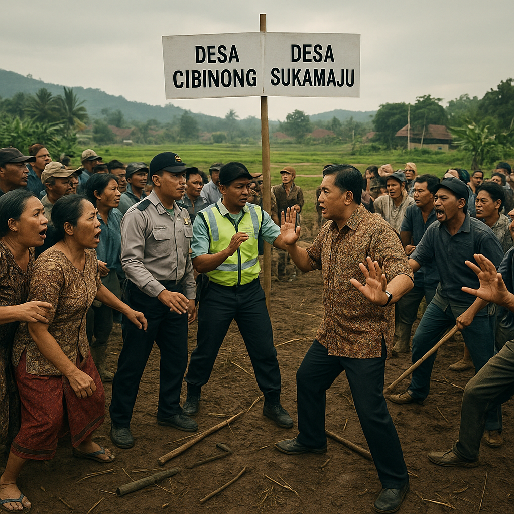 Konflik Batas Wilayah di Kabupaten Bogor-Purwakarta Memanas, Dua Desa Bentrok