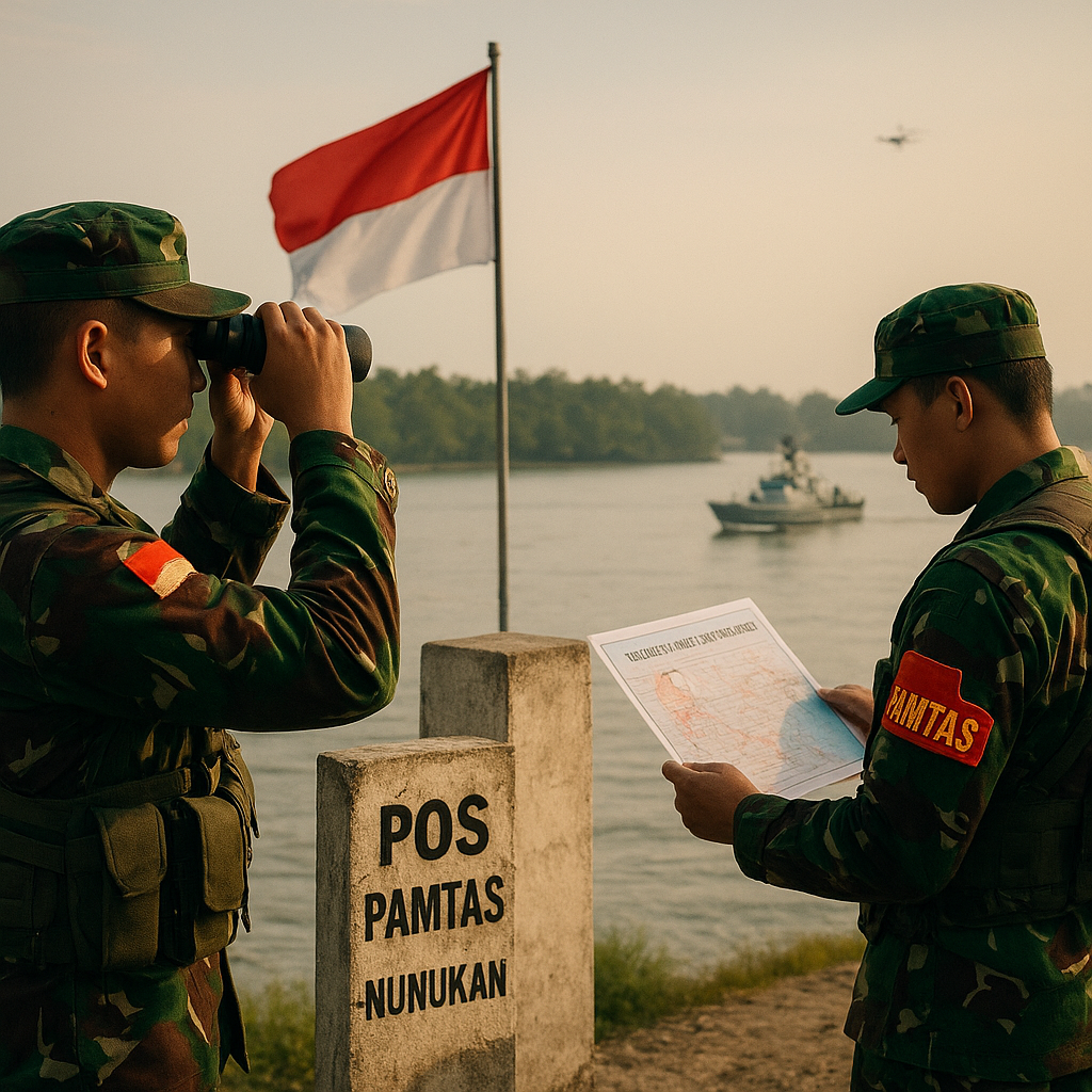 Peningkatan Pengamanan di Perbatasan RI-Malaysia di Nunukan, Antisipasi Penyusupan dan Penyelundupan
