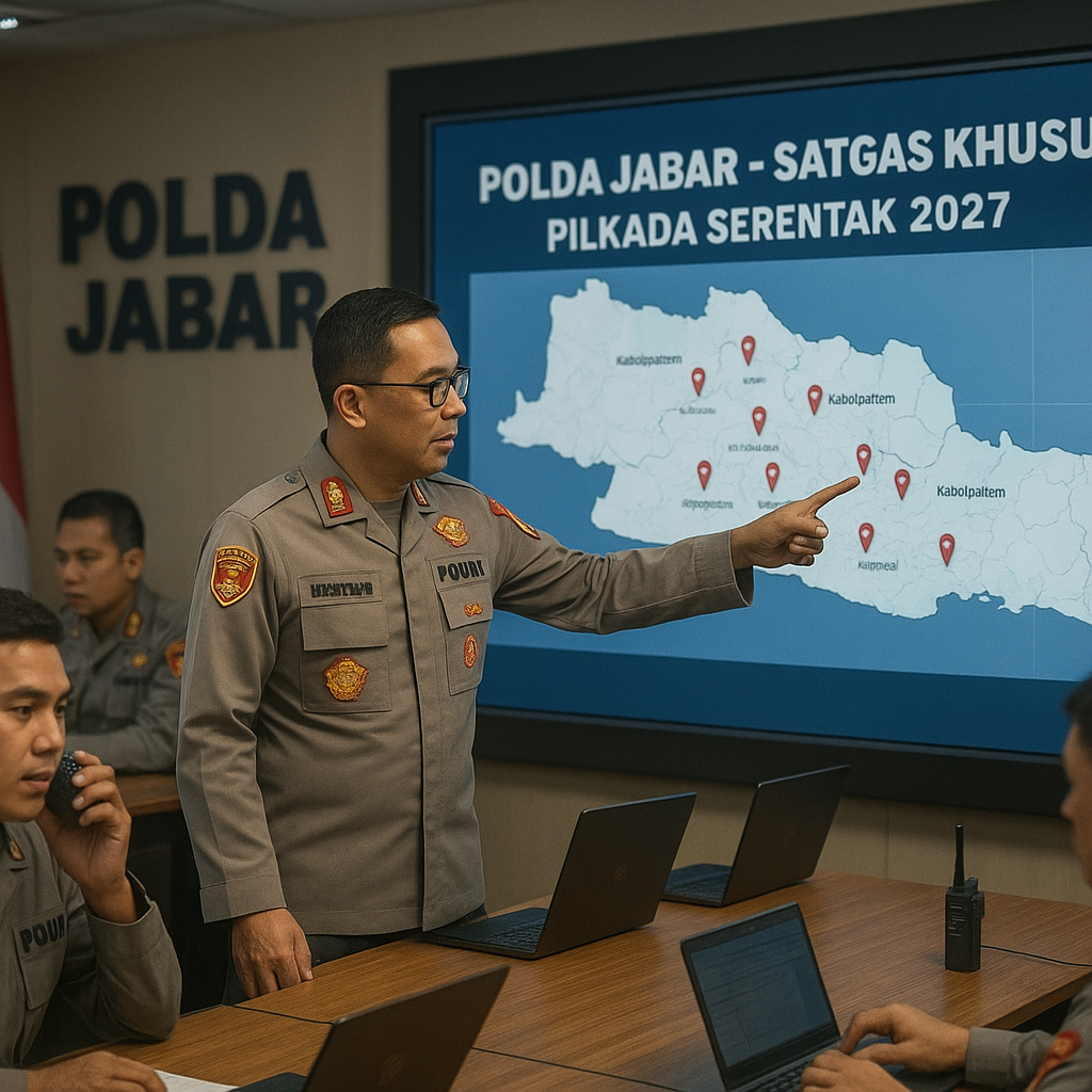 Polda Jabar Bentuk Satgas Khusus Antisipasi Kerawanan Pilkada Serentak 2027