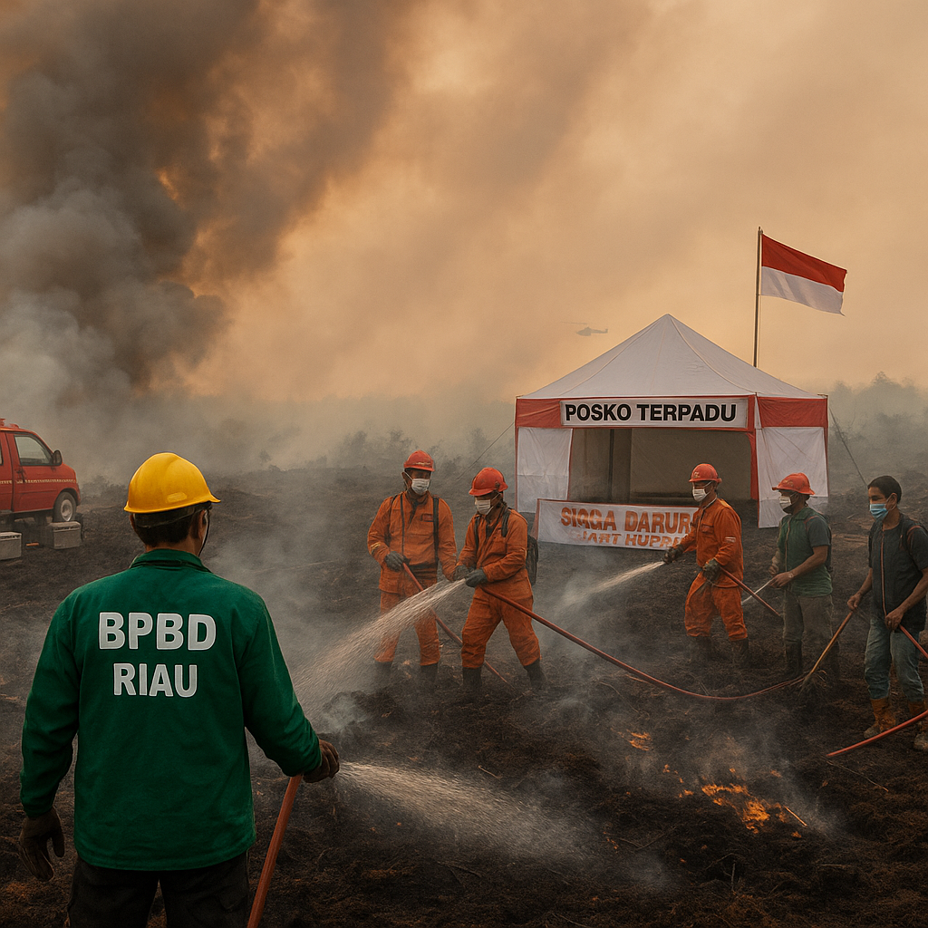 Kebakaran Hutan di Lahan Gambut Riau Mulai Terdeteksi, Siaga Darurat Diperpanjang