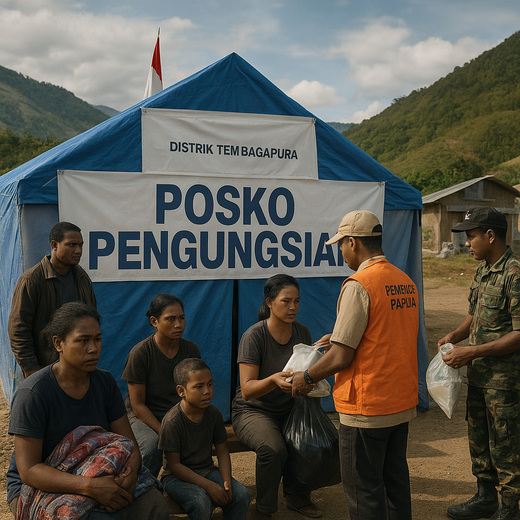 Pemerintah Provinsi Papua Perkuat Posko Pengungsian Antisipasi Konflik Antar-Kampung