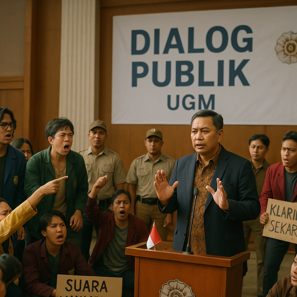 Wamentan Sudaryono Jelaskan Detik-detik Diskusi di UGM Memanas hingga Bantah Kabur dari Mahasiswa