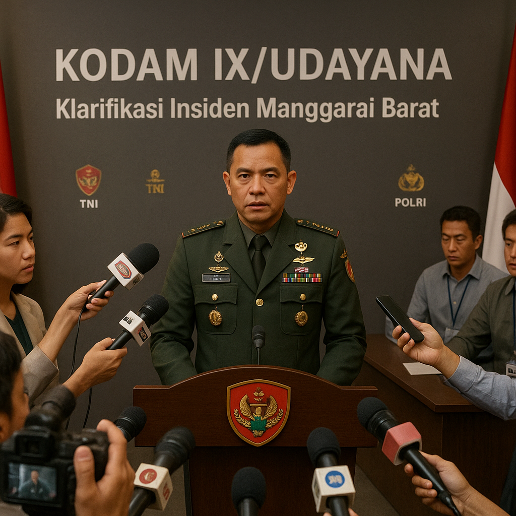 INI Klarifikasi Kodam IX/Udayana soal Insiden Penusukan Anggota Brimob di Manggarai Barat