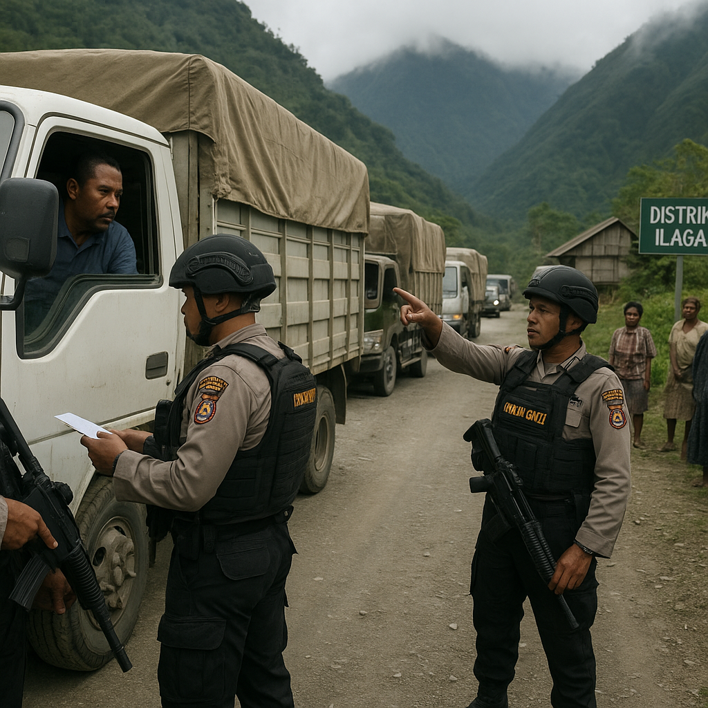 Polda Papua Gelar Patroli Terpadu Usai Penembakan di Distrik Ilaga