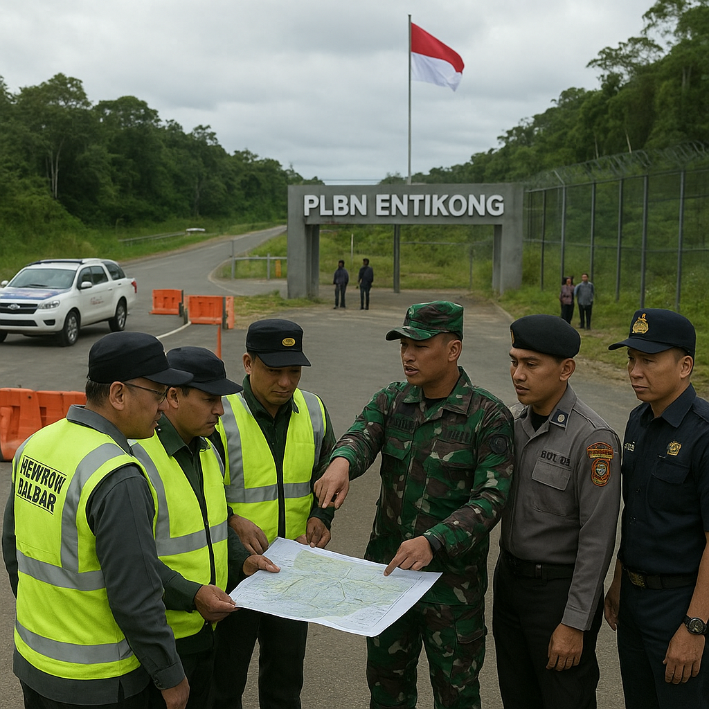 Pemprov Kalbar Perketat Pengawasan di Perbatasan Entikong Usai Peningkatan Aktivitas PMI Ilegal