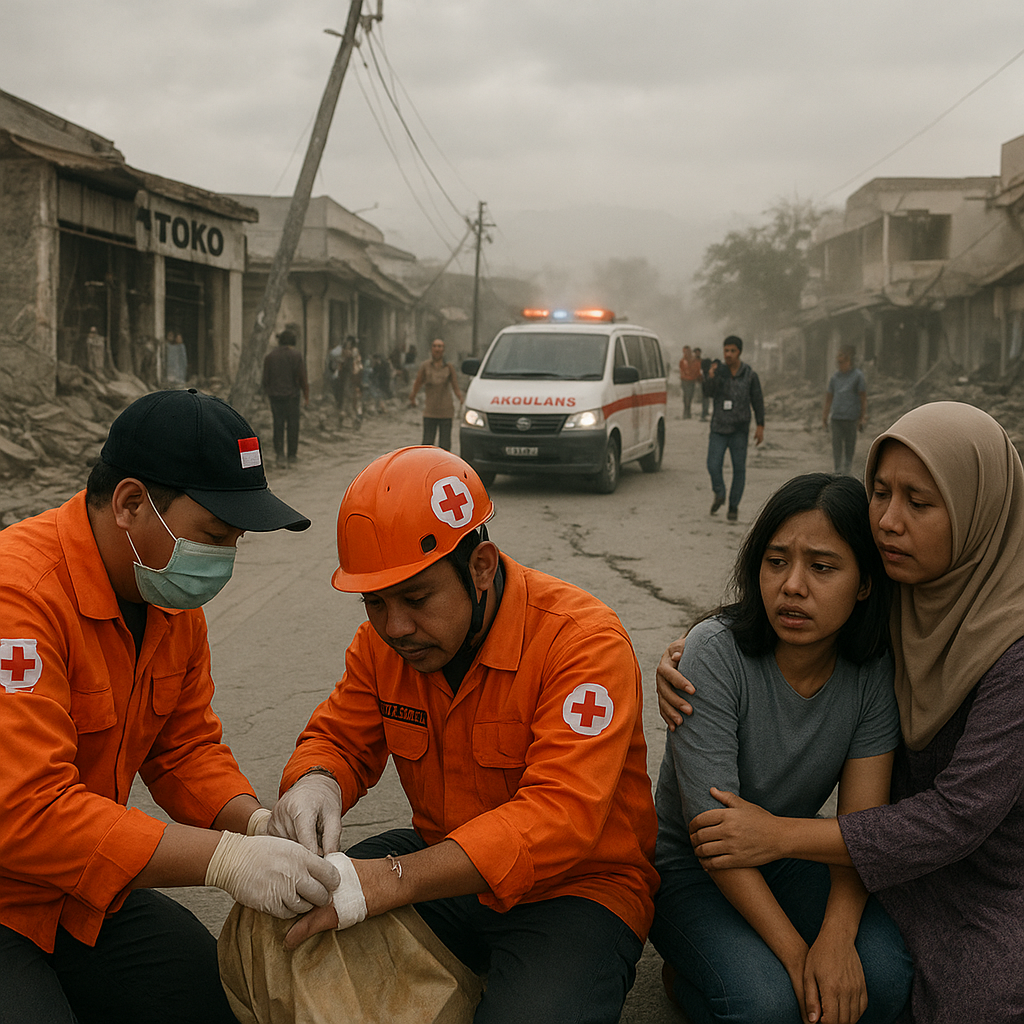 Lima Korban Luka Ringan Dirawat Pascagempa M 6,7 Guncang Palu