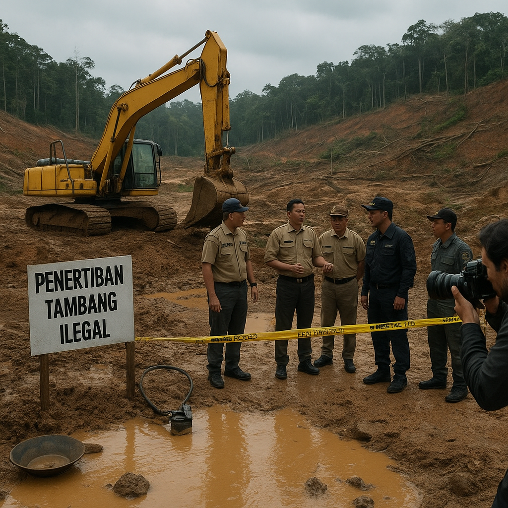 Penertiban Tambang Ilegal di Kawasan Hutan Lindung Provinsi Jambi Diperketat