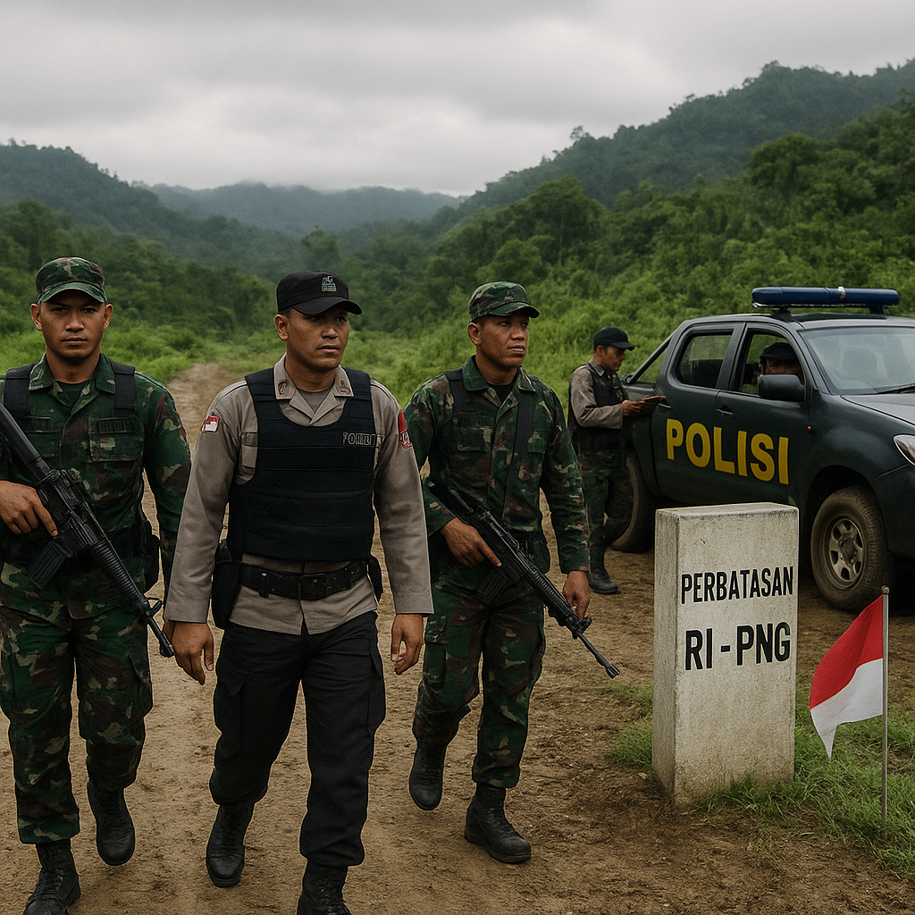 Peningkatan Patroli Perbatasan RI-PNG di Provinsi Papua Pascainfiltrasi Kelompok Bersenjata