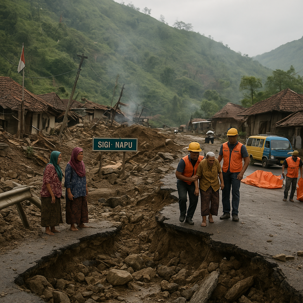 Gempa Magnitudo 6,7 Guncang Palu Sulawesi Tengah: Jalur Sigi-Napu Putus, Rumah Warga Rusak Parah