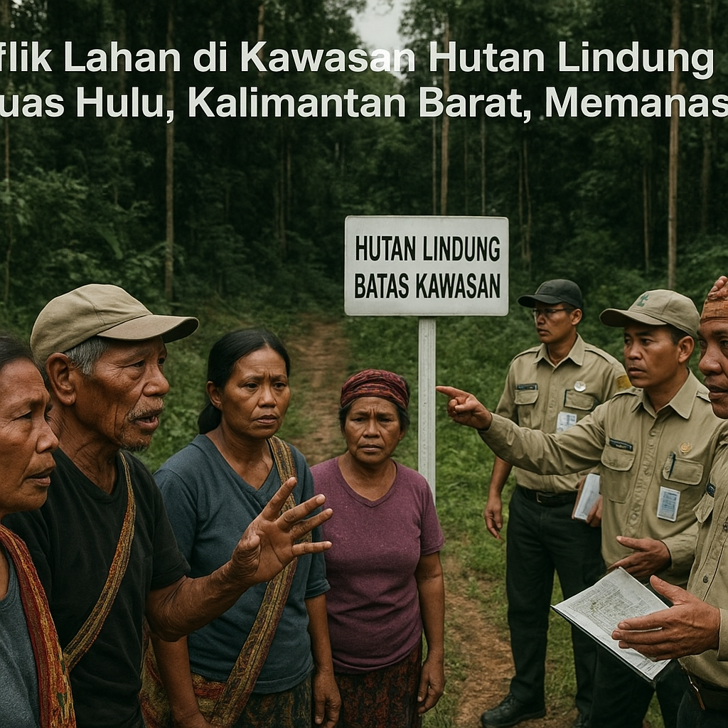 Konflik Lahan di Kawasan Hutan Lindung Kapuas Hulu, Kalimantan Barat, Memanas