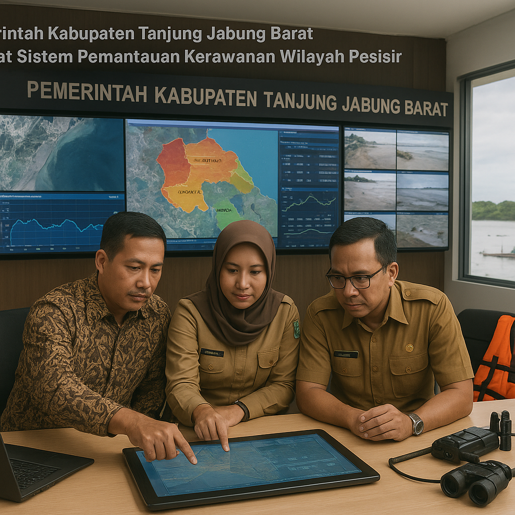 Pemerintah Kabupaten Tanjung Jabung Barat Perkuat Sistem Pemantauan Kerawanan Wilayah Pesisir