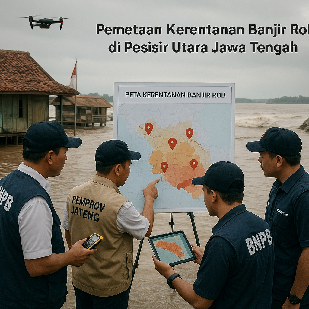 Pemetaan Kerentanan Banjir Rob di Pesisir Utara Jawa Tengah