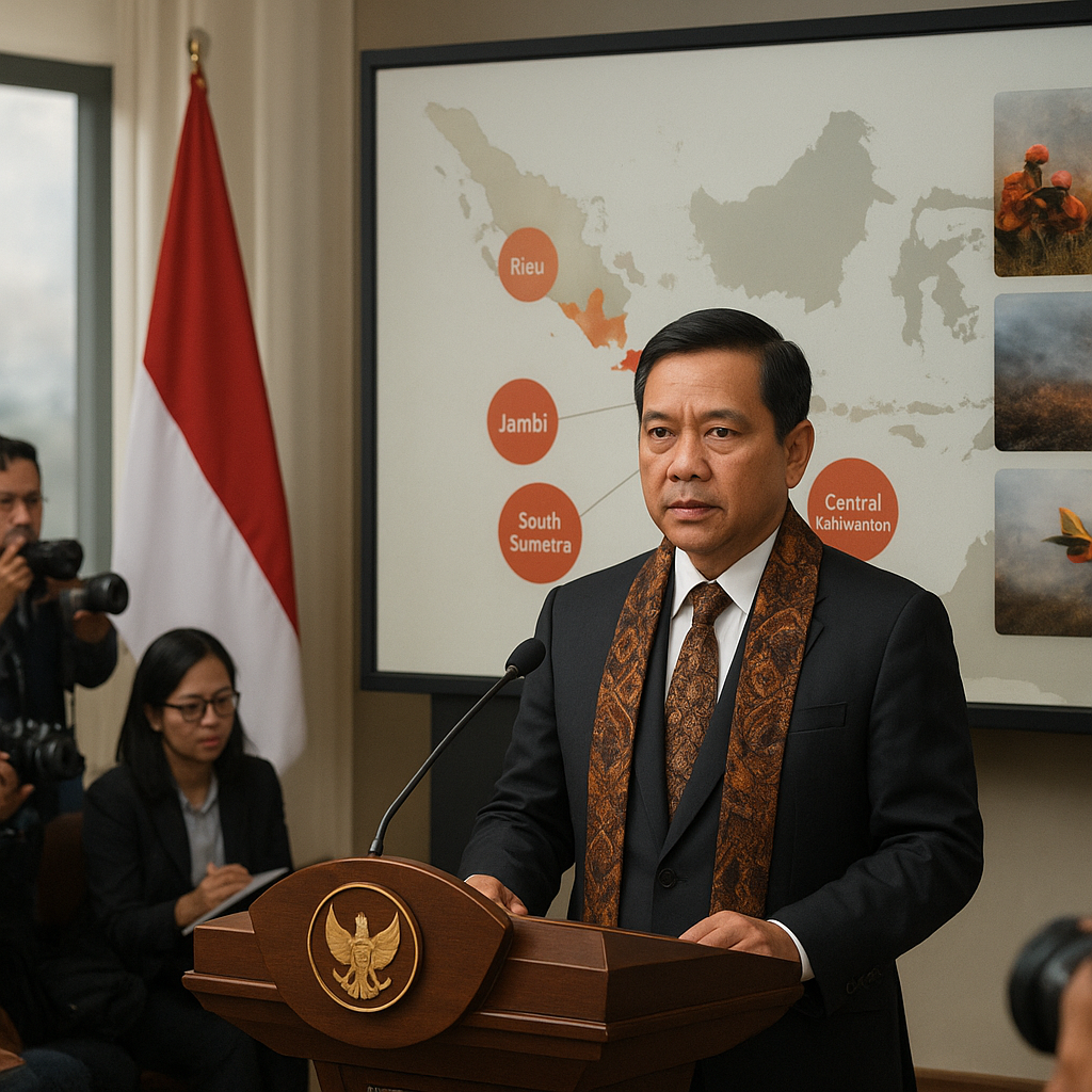 Antisipasi Karhutla 2026, Menko Polkam Soroti Enam Provinsi Rawan