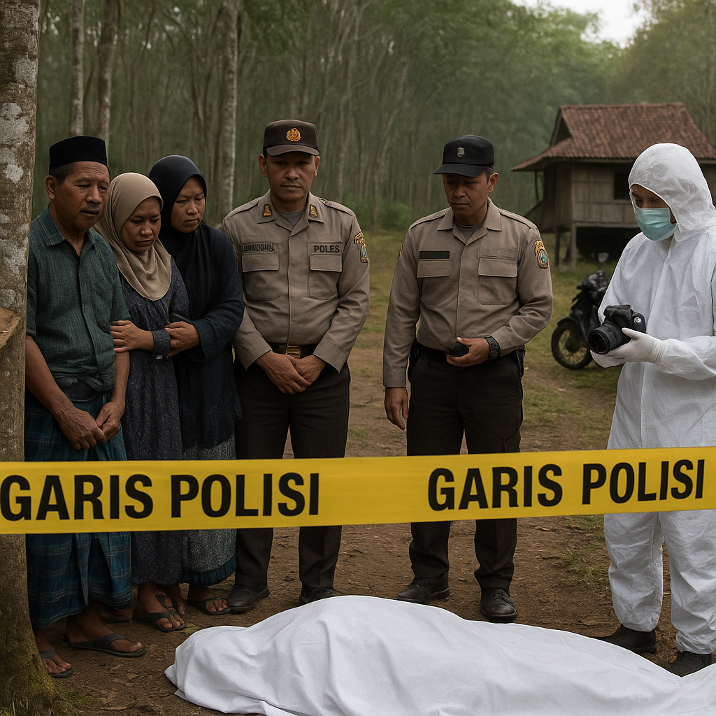 Sengketa Penyadapan Karet Berujung Maut, Warga Kuala Ligan Aceh Jaya Tewas Dibacok