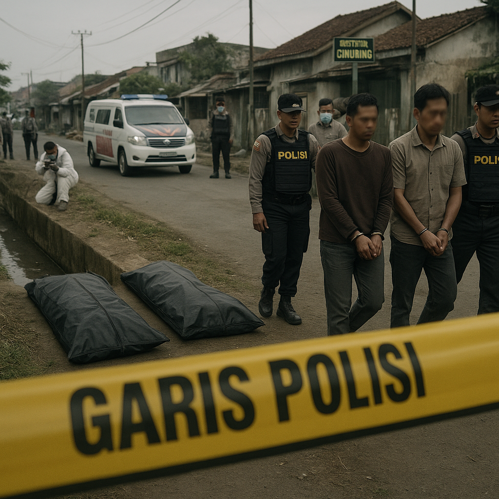 Empat Orang Ditangkap Terkait Temuan 2 Mayat Pria di Selokan Bekasi