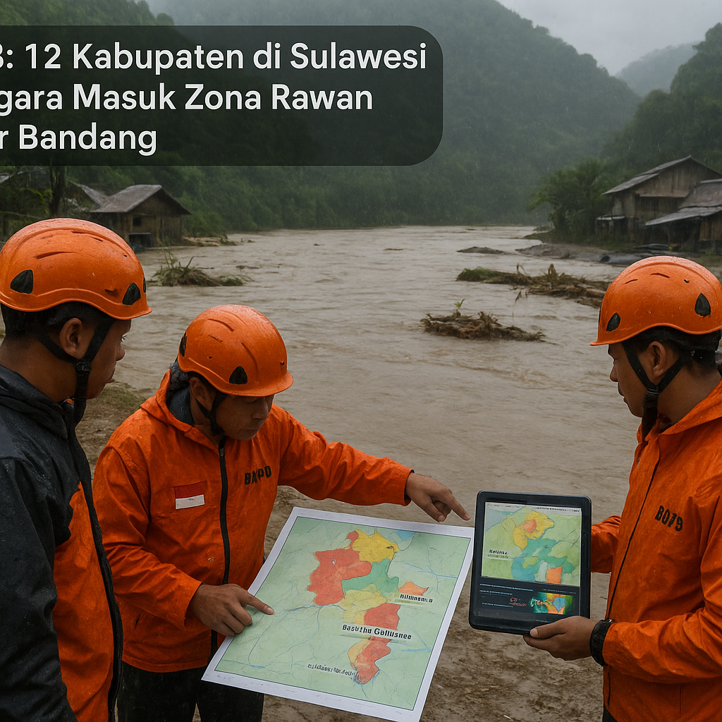 BNPB: 12 Kabupaten di Sulawesi Tenggara Masuk Zona Rawan Banjir Bandang