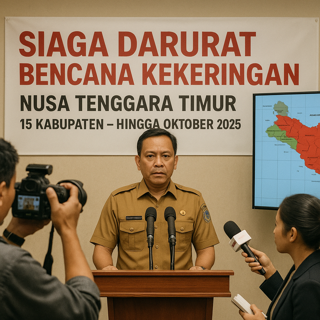 Penetapan Status Siaga Darurat Bencana Kekeringan di 15 Kabupaten di Nusa Tenggara Timur