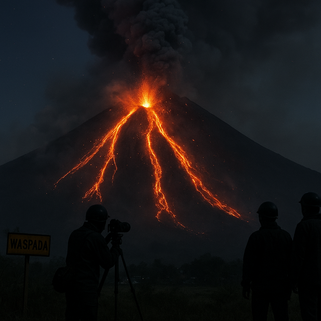 Gunung Merapi Kembali Muntahkan Guguran Lava, Luncuran Maksimum Capai 1.800 Meter