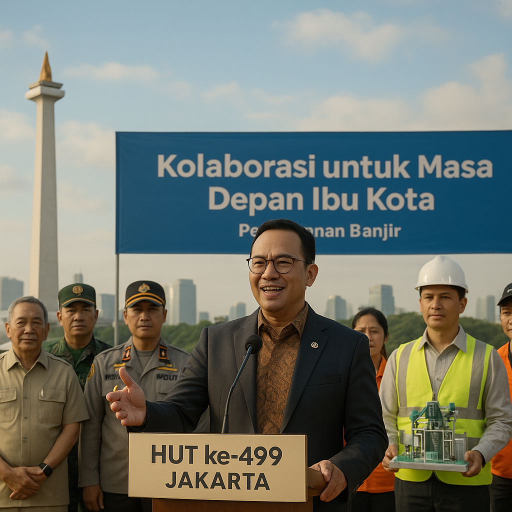 HUT ke-499 Jakarta, Pramono Serukan Optimisme dan Kolaborasi untuk Masa Depan Ibu Kota
