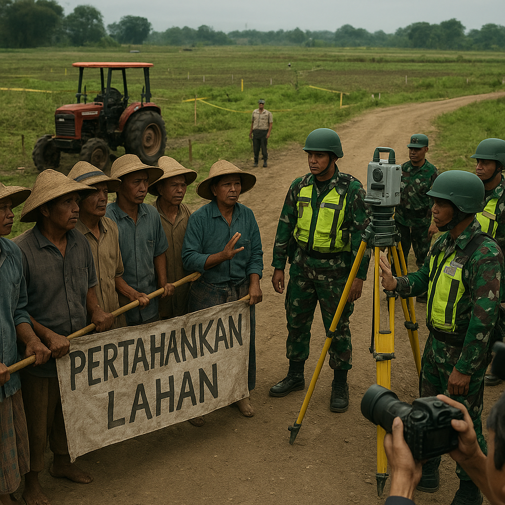 Petani Hadang Pemetaan 368 Hektare Eks-HGU Tasikmalaya, TNI Buka Suara soal Batalyon Teritorial