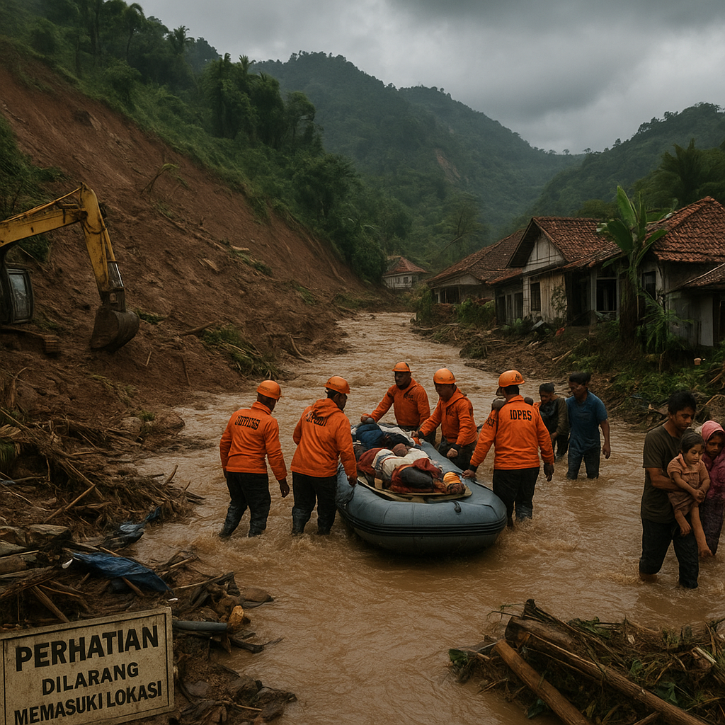 Banjir Bandang dan Longsor Landa Sejumlah Wilayah di Sulawesi Barat