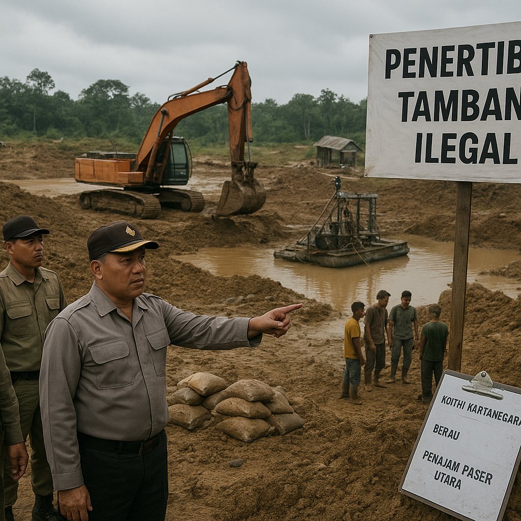 Penertiban Tambang Ilegal di Kalimantan Timur Diperketat