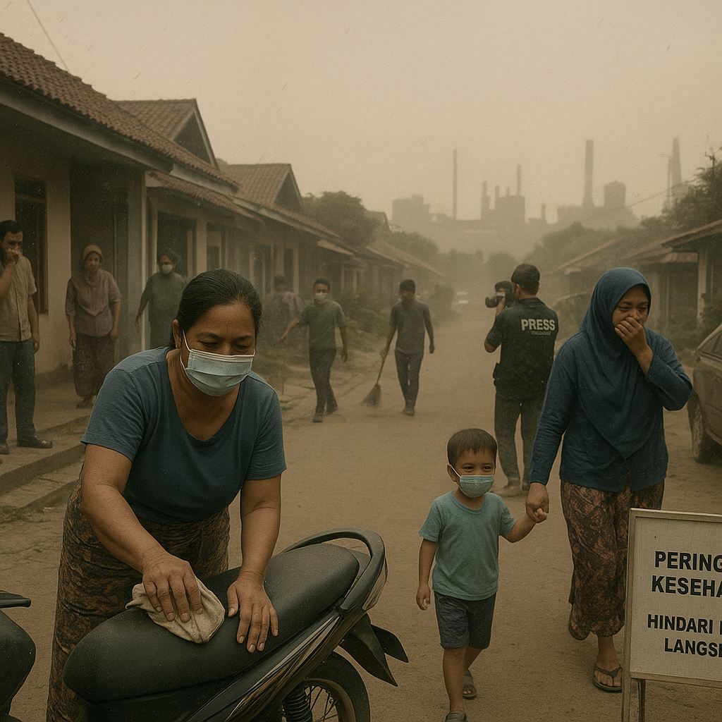 Fenomena Langka Hujan Debu Misterius Landa Sebagian Wilayah Kota Balikpapan