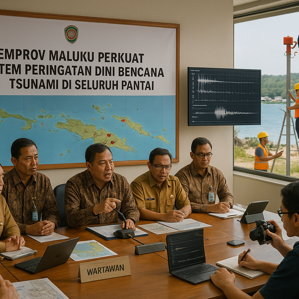 Pemprov Maluku Perkuat Sistem Peringatan Dini Bencana Tsunami di Seluruh Pantai