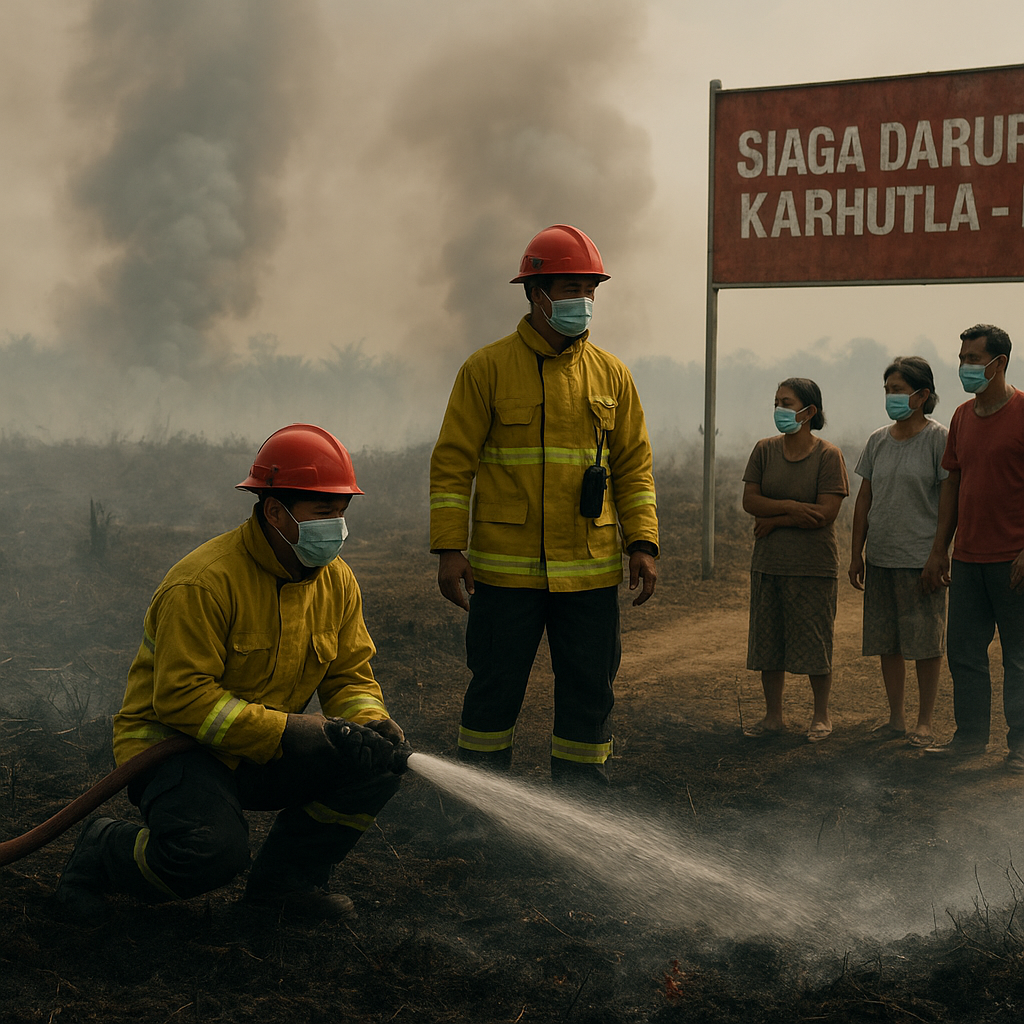 Karhutla Riau Capai 15.318 Hektar, Pemerintah Tetapkan Status Siaga Darurat