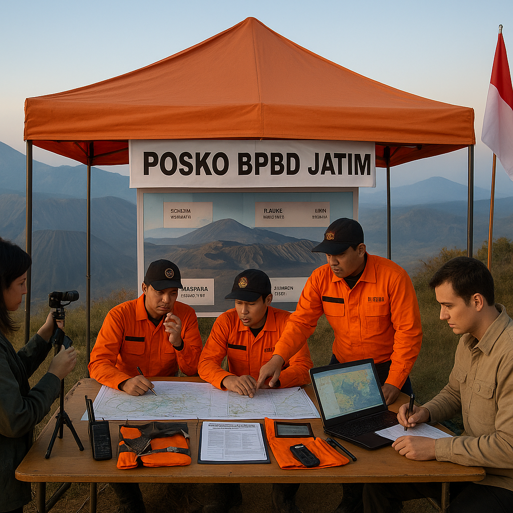 BPBD Jatim Siagakan Posko di 4 Gunung Api Status Level II