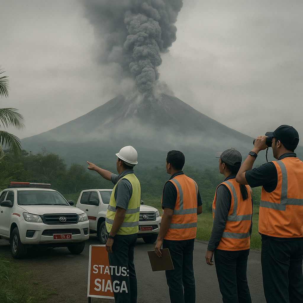 Peningkatan Aktivitas Gunung Api Ibu di Halmahera Barat, Status Dinaikkan ke Siaga